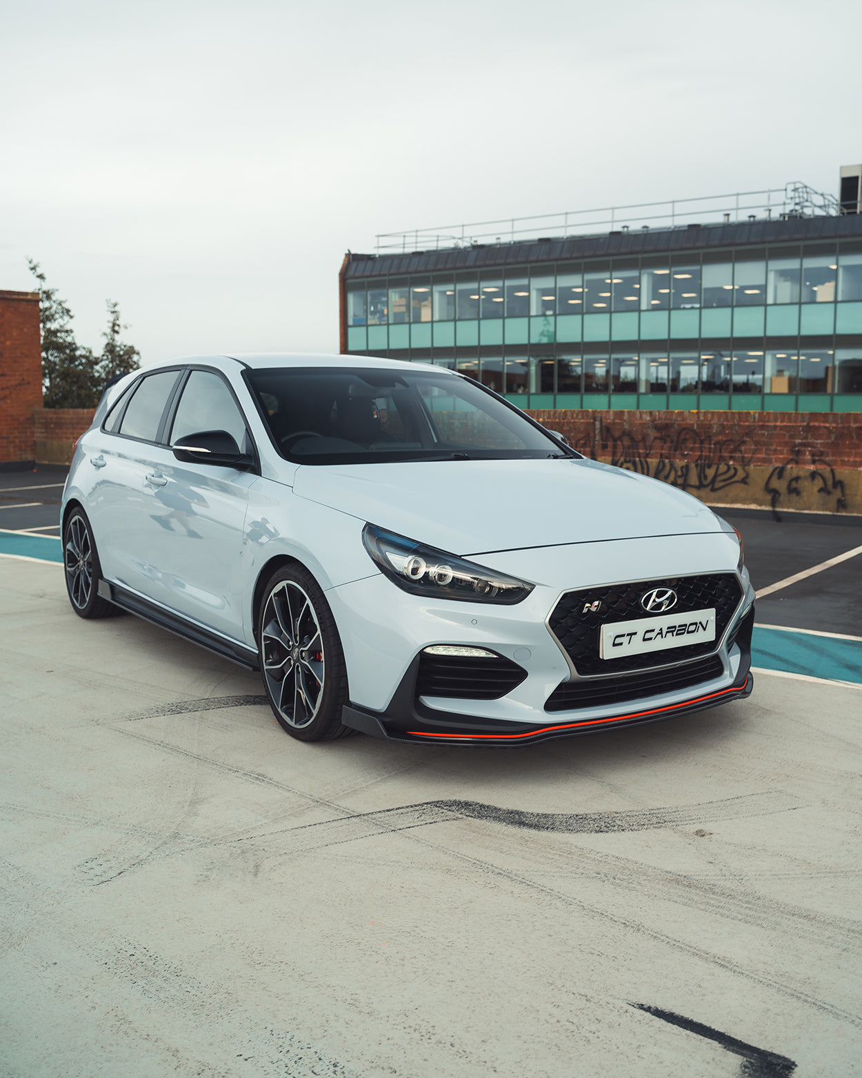 Hyundai i30 N (i30N) Pre-Facelift Carbon Fibre Body Kit – CT Design Aero Package 2017–2020 | Front Lip Splitter, Rear Diffuser, Side Skirts, Boot Spoiler | Carbon Fiber Exterior Styling PFL UK
