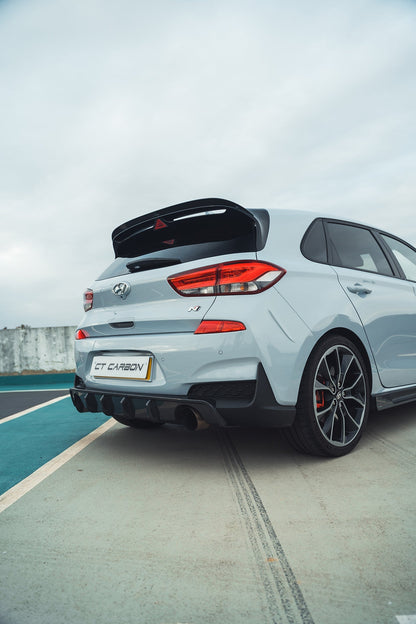 Hyundai i30 N (i30N) Pre-Facelift Carbon Fibre Body Kit – CT Design Aero Package 2017–2020 | Front Lip Splitter, Rear Diffuser, Side Skirts, Boot Spoiler | Carbon Fiber Exterior Styling PFL UK