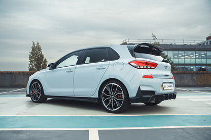 Hyundai i30 N (i30N) Pre-Facelift Carbon Fibre Body Kit – CT Design Aero Package 2017–2020 | Front Lip Splitter, Rear Diffuser, Side Skirts, Boot Spoiler | Carbon Fiber Exterior Styling PFL UK