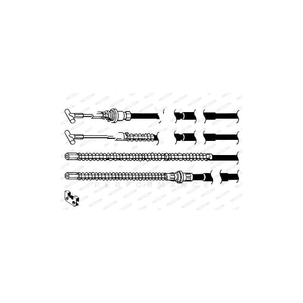 Ferodo FSL1483 Disc Brake Pad Set for ATE Calipers/Callipers | Wear Sensor Ready + Piston Clip | Fits BMW E46 3 Series 330i/330d, M3 E46, M5 E39, X5 E53, X3 E83, Z4 M, Z8 E52, 7 Series E38, Range Rover L322