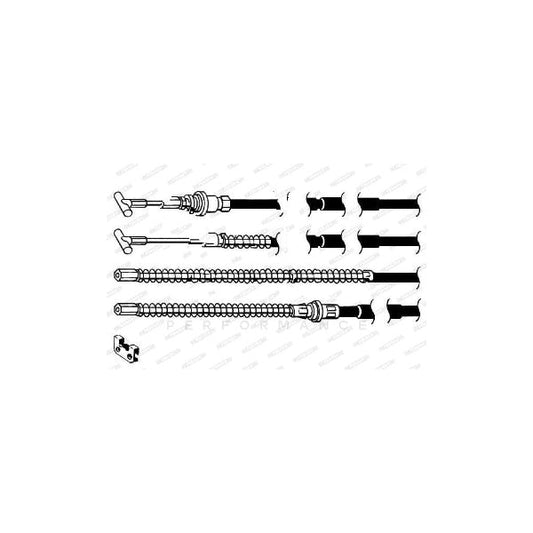 Ferodo FSL1483 Disc Brake Pad Set for ATE Calipers/Callipers | Wear Sensor Ready + Piston Clip | Fits BMW E46 3 Series 330i/330d, M3 E46, M5 E39, X5 E53, X3 E83, Z4 M, Z8 E52, 7 Series E38, Range Rover L322