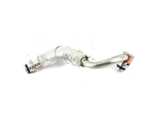 BMW N54 Turbo Coolant Return Line / Water Return Tube (Cyl 1-3 Bank 1 Front Turbo) OEM 11537558900 - Fits 135i 335i 535i 740i Z4 35i/35is X6 35i - E60 E82 E88 E90 E91 E92 E93 F01 F02 E71 E89 - Turbo Water Outlet Pipe Coolant Hardline / Hose Genuine