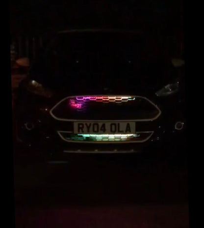 CEUK Chaser Grille LED Light Kit – RGB Bluetooth-Controlled Multi-Colour Strips