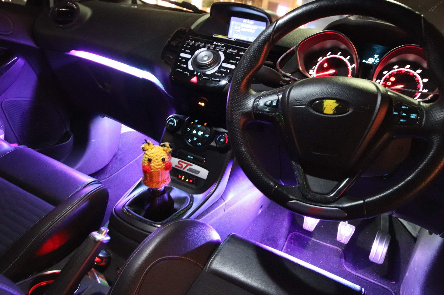 Chaser Edition Bluetooth Glove Box & Footwell Strip Kit – MK7 / MK7.5 Fiesta | 200+ RGB Modes | CEUK