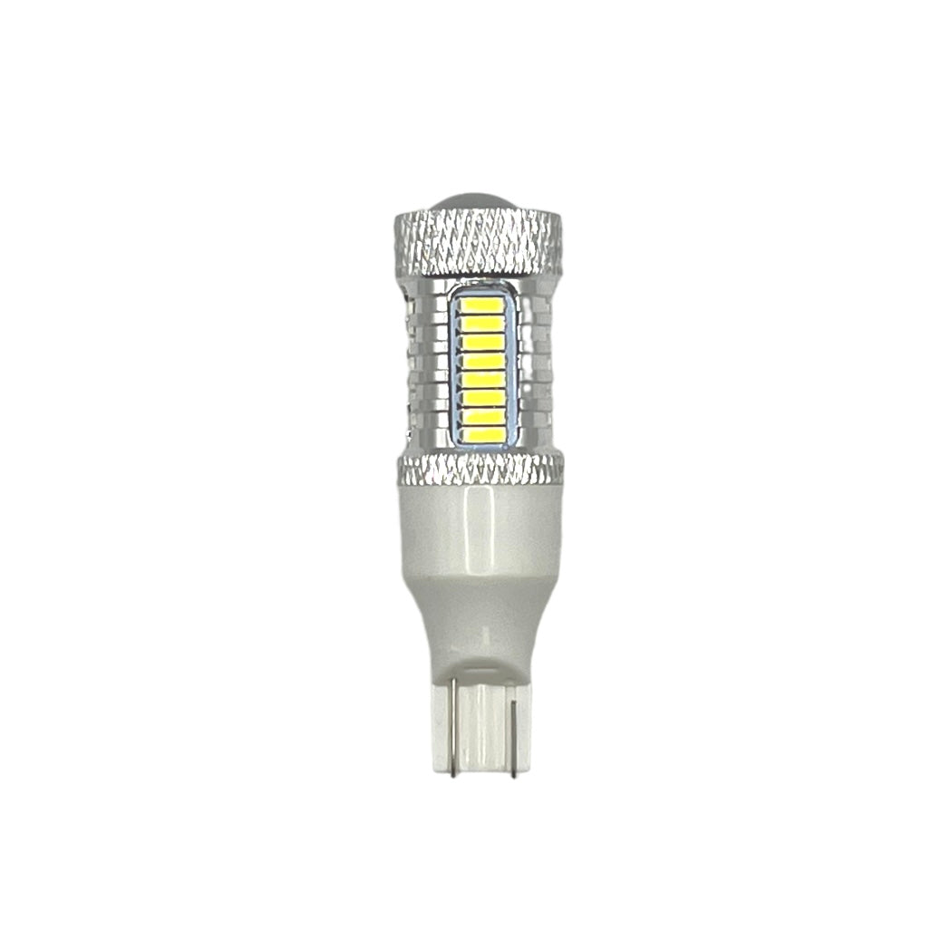 Enhanced Edition 955 LED Reverse Light Bulbs – High Lumen Ice White Upgrade (Pair) (921 | W16W | T15)
