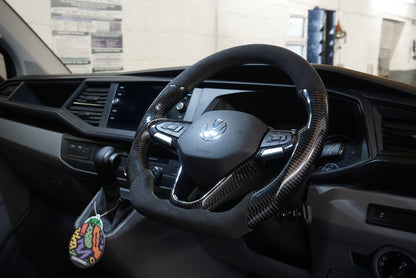 Volkswagen Golf MK8 Carbon Fibre Steering Wheel (2020+ Models)