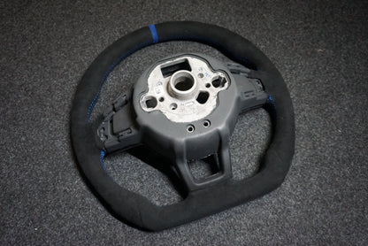 Volkswagen Polo MK5 6C Bespoke Custom Alcantara / Leather Steering Wheel (CUSTOM / GTI / R Line / GT 2014 - 2017 Models)