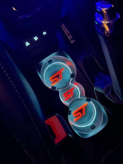 MK7 Fiesta (FACELIFT) - Cup Holder Inserts With Logo