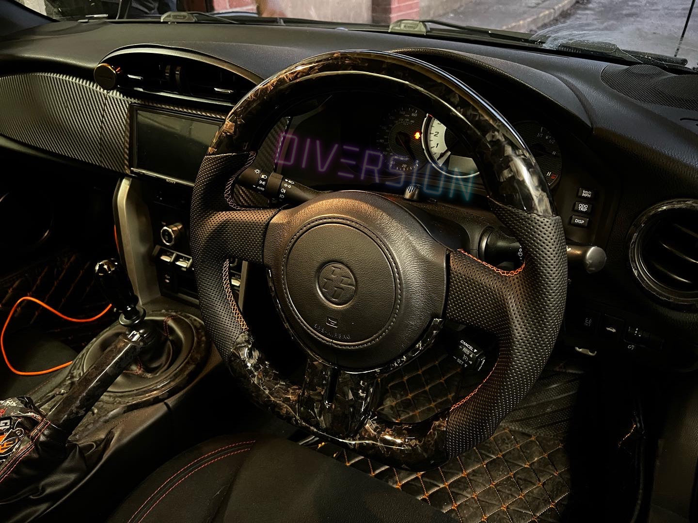 Toyota GT86 Custom Carbon Fibre Steering Wheel (2012 - 2021 Models)