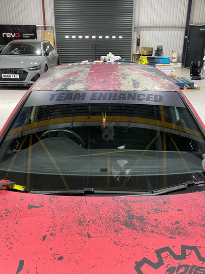 Team Enhanced official Race Design Sun Strip