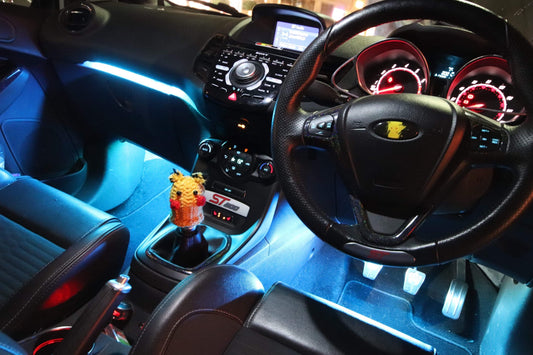 Chaser Edition Bluetooth RGB Footwell Strip Kit – MK4 Focus Interior LED Upgrade