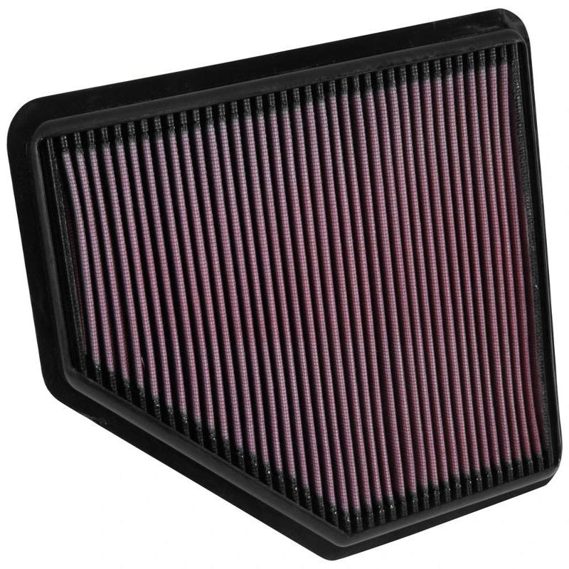 K&N 33-3051 BMW F-Series Performance Panel Air Filter – M140i/M240i/340i/440i, 320i/330i/330e/420i/430i (xDrive) – High-Flow Washable Reusable Intake Filter, Direct OEM Airbox Replacement B58/B48 F20 F21 F22 F23 F30 F31 F32 F33 F34 F36