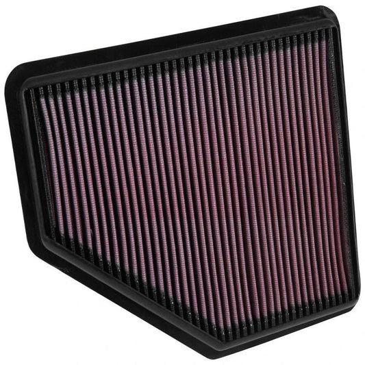 K&N 33-3051 BMW F-Series Performance Panel Air Filter – M140i/M240i/340i/440i, 320i/330i/330e/420i/430i (xDrive) – High-Flow Washable Reusable Intake Filter, Direct OEM Airbox Replacement B58/B48 F20 F21 F22 F23 F30 F31 F32 F33 F34 F36