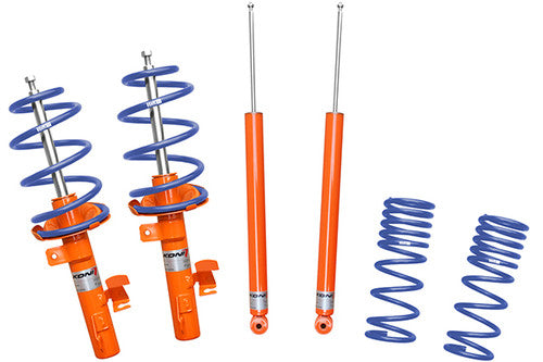KONI STR.T Shocks/Struts + H&R Sport Lowering Springs Kit for BMW 3 Series E90 Saloon/Sedan (2005-2011) – Suspension Upgrade, 35/20mm Drop – Sport Shock & Spring Set – Fits 316i-335i, 316d-330d – E90 Handling & Stance Lowering