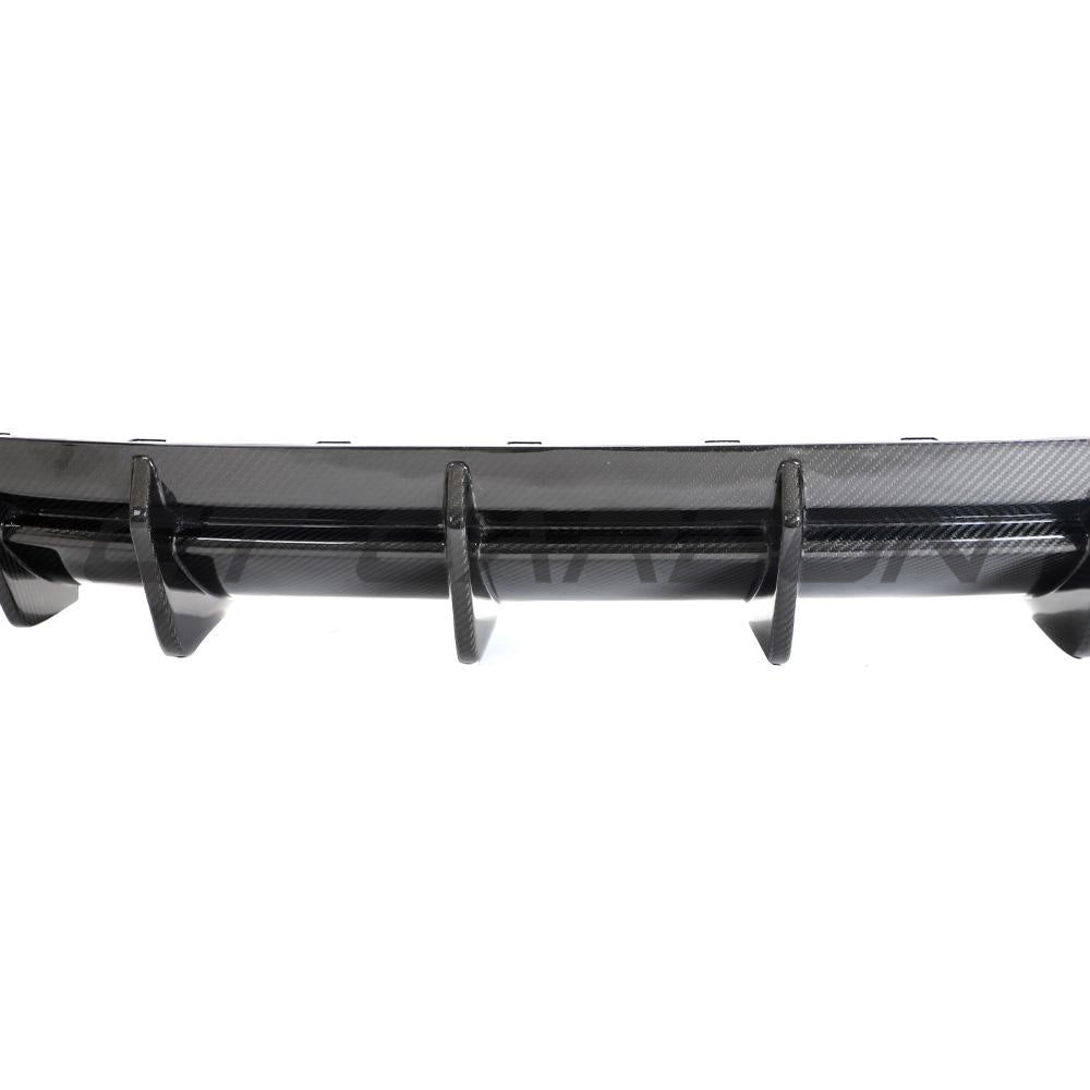 Audi RS6 C8 / RS7 C8 Carbon Fibre (Fiber) Rear Diffuser – CT Design Dry Carbon Rear Valance, Rear Splitter, Bumper Insert – Fits 2021+ RS6 Avant & RS7 Sportback