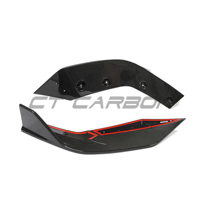 Audi RS6 C8 / RS7 C8 Front Lip Splitter Spoiler – Carbon Fibre (Pre-Preg Dry Carbon) Front Bumper Lip/Valance/Lower Splitter – Avant Estate & Sportback 2019+ – CT Design
