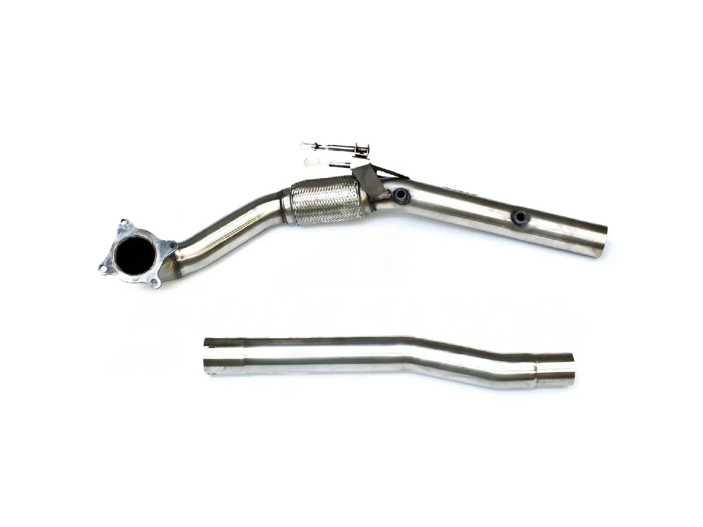 Milltek 3" Decat Downpipe (Catalyst Delete), Large-Bore - Audi S3 8P/A3, Volkswagen Golf GTI Mk5/Mk6 & Golf R Mk6, Seat Leon Cupra, Skoda Octavia vRS - 2.0 TFSI/TSI EA113/EA888 - Fits Milltek 2.75" Cat-Back - SSXAU284