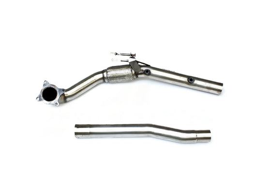 Milltek 3" Decat Downpipe (Catalyst Delete), Large-Bore - Audi S3 8P/A3, Volkswagen Golf GTI Mk5/Mk6 & Golf R Mk6, Seat Leon Cupra, Skoda Octavia vRS - 2.0 TFSI/TSI EA113/EA888 - Fits Milltek 2.75" Cat-Back - SSXAU284