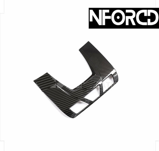 Carbon Fibre/Carbon Fiber Front Roof Dome/Map/Reading Light Console Surround Trim Cover Overlay for BMW F-Series F20 1 Series, F45 2 Series Active Tourer, F30/F34 3 Series, X5 F15, X6 F16 Headliner Interior Lamp Switch Panel / Bezel