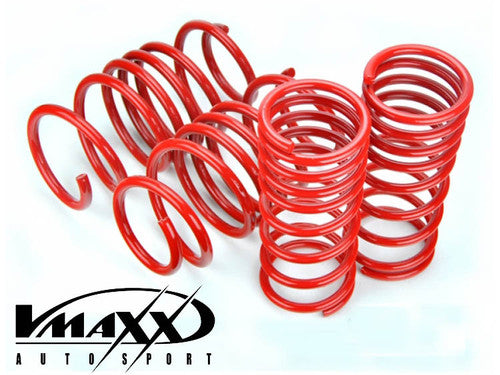BMW 7 Series E65 730i Lowering Spring Kit 30/25mm by V-Maxx - Sport Suspension Upgrade, Performance Drop Coils, Fixed Height - Fits Non Self-Levelling/No EDC (2001-2008)