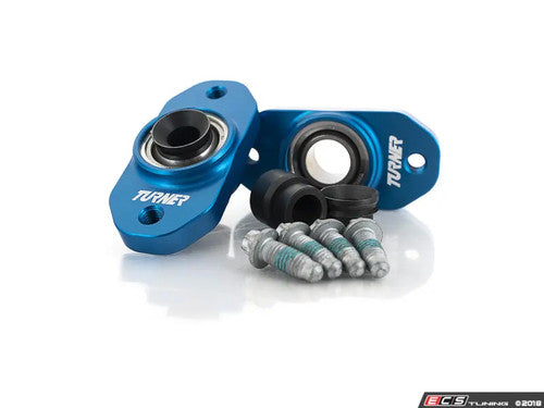 Turner Motorsport Lower Rear Shock/Strut Mounts – Spherical Bearing Monoball Pillowball – Pair – BMW 3 Series E90/E91/E92/E93 & 1 Series E82/E88 (Non-M, Stud-Style) – Rear Damper Bush Upgrade 128i 135i 325i 328i 330i 335i 335d