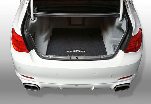AC Schnitzer Deep-Pile Boot Liner / Trunk Mat / Boot Carpet for BMW 7 Series F01 F02 (2008-2015) - Luxury Velour Cargo & Luggage Compartment Carpet, Tailored Fit for Saloon & LWB, Options for Coolbox S791A & Rear Air Conditioning