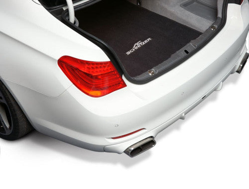 Genuine AC Schnitzer Black Velour Boot Mat / Trunk Liner for BMW 7 Series F01/F02 (2009–2015) – Tailored Cargo Carpet, Fits Standard, Coolbox S791A & Rear A/C