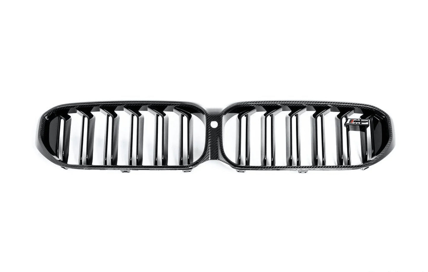 BMW M8 F91 F92 F93 Gloss Black Carbon Fibre/Carbon Fiber Kidney Grilles (2018+) – Genuine BMW M Performance OEM Front Radiator Grill Upgrade/Replacement for 8 Series M8 Coupe, Convertible & Gran Coupe – F9x – 51712462820 51712462821