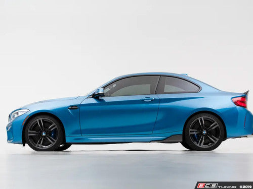 Turner Motorsport Carbon Fibre/Carbon Fiber High Kick Ducktail Boot/Trunk Lip Spoiler for BMW F22 2 Series Coupe 228i 230i M235i M240i & F87 M2/M2 Competition - Gloss 2x2 Twill Pre-Preg Rear Decklid Wing OEM+