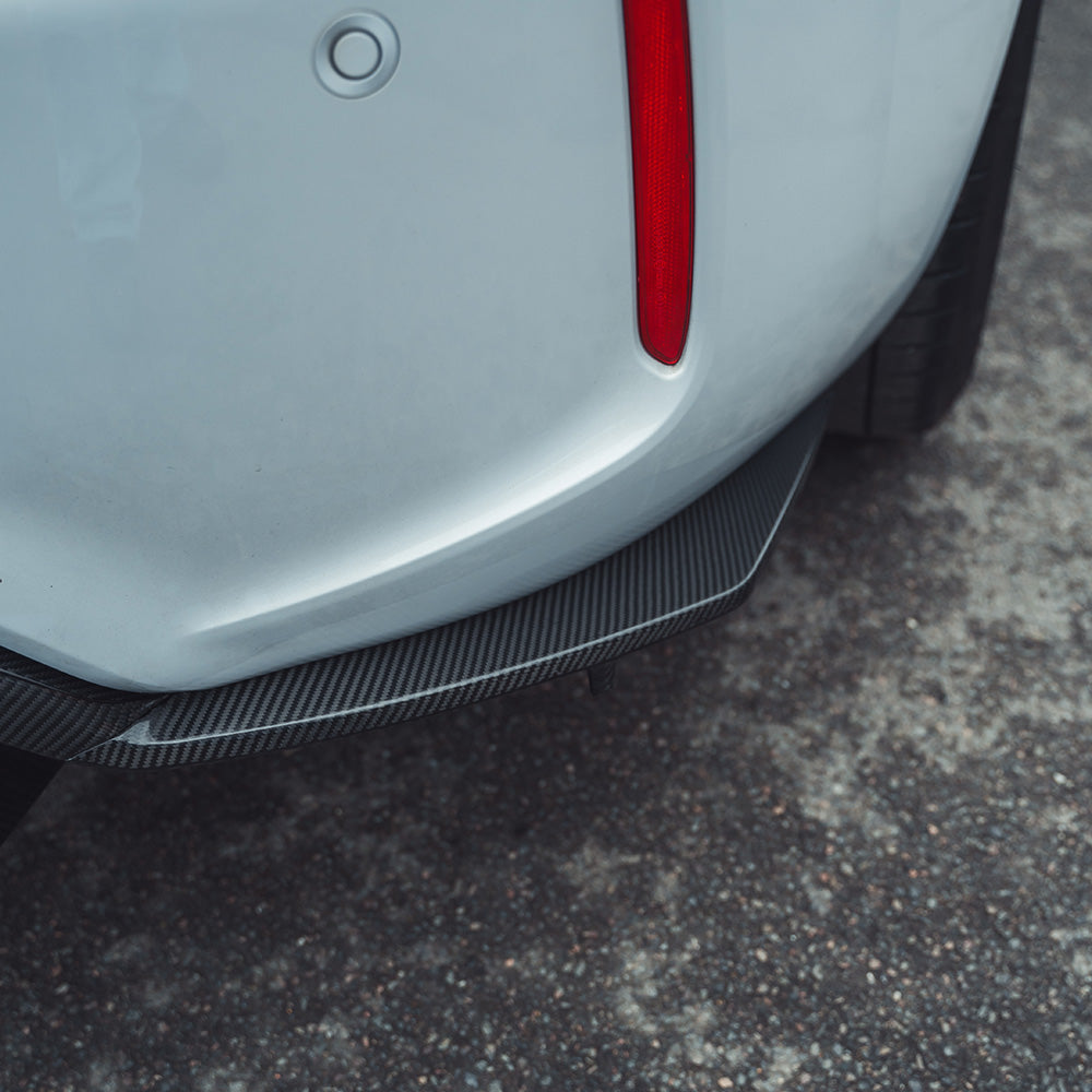 BMW M2 F87 Rear Diffuser / Valance / Splitter – Gloss Carbon Fibre/Fiber – Fits 2016-2018 M2 & 2018-2021 M2 Competition (M2C) – CT Carbon Rear Bumper Insert Performance Aero Upgrade