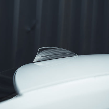 BMW F-Series F8X Shark Fin Aerial Cover - Real Dry Carbon Fibre Roof Antenna Cap/Fin Overlay for F87 M2 & M2 Competition, F80 M3, F82/F83 M4, F22 2 Series, F30/F31 3 Series, F32 4 Series - OEM Style CT Carbon Trim