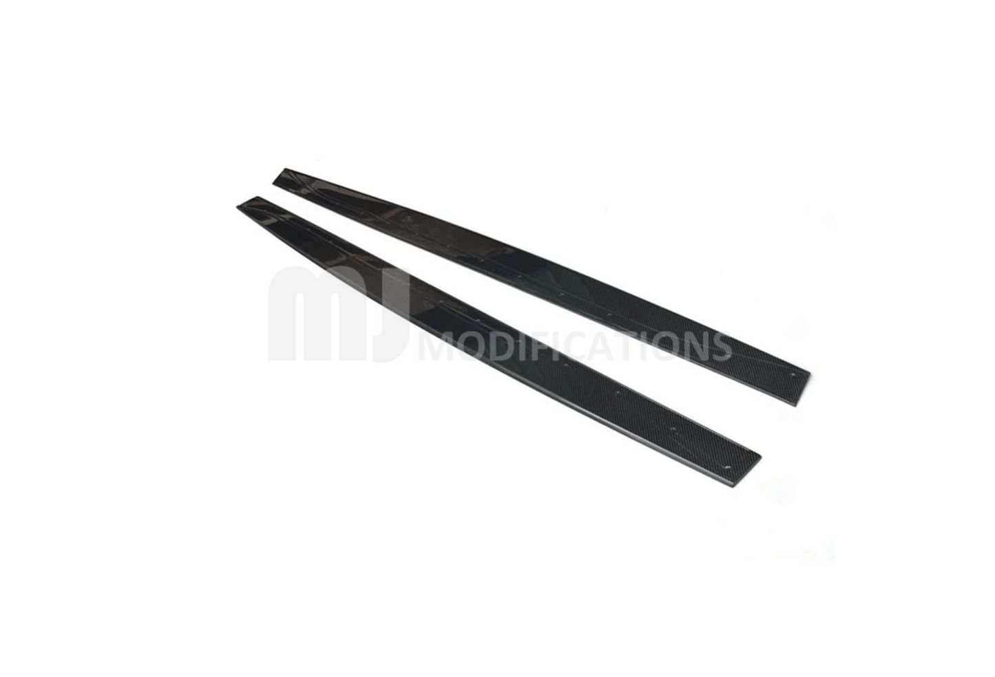 BMW M4 Performance Style Carbon Fibre Side Skirt Extensions