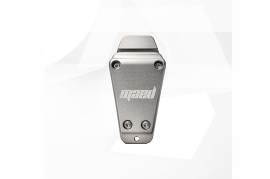 MAED Billet Magnetic Clicker - CNC Machined Aluminium/Aluminum EDC Fidget Button, Magnet Actuated Metal Desk Toy with Tactile Click, Paddle Shifter Gear Change Feel, Stress Relief and Focus Aid, Pocket Clicker for Drivers, Engineers, Sim Racing Gift