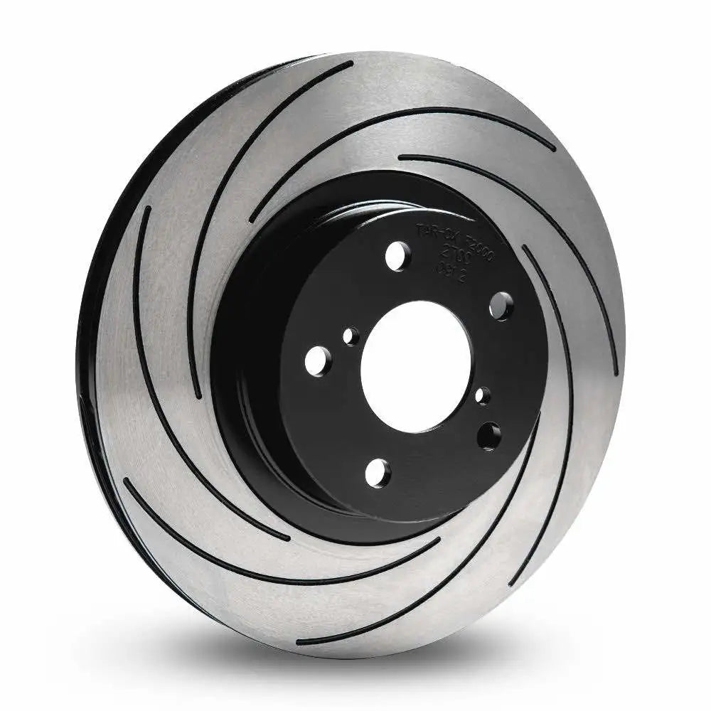Tarox F2000 345mm Rear Slotted/Grooved Brake Discs Rotors (Pair) for BMW 1 Series F20 F21 & 2 Series F22 F23 M135i M140i M235i M240i xDrive - 345x24mm Vented Brembo Rear - Performance OE Replacement F2x 5569-F2000
