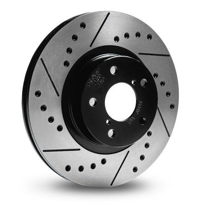 TAROX Rear Brake Discs for BMW M3 E90 Saloon/Sedan (S65) - Performance Uprated Rotors, Drilled & Grooved or Plain (F2000/Sport Japan/ZERO) - Direct Bolt-On OEM-Size Pair, CNC Billet, Made in Italy - Track Day / Fast Road Upgrade