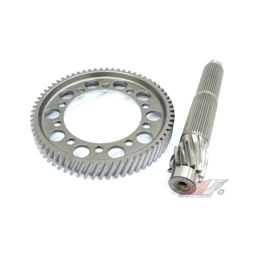 MFactory BMW Final Drive Gear Set (Ring & Pinion) â€“ 2.56 Final Drive Ratio Upgrade for E8X E9X F2X F3X: M135i, M235i, 135i, 335i, 435i (MT/DCT) | MF-TRS-02E25