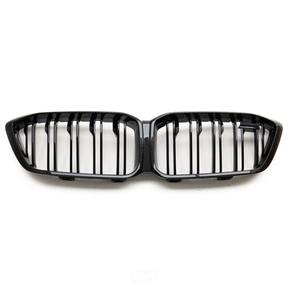 MHC+ BMW F87 M2 Competition Premium Front Grille In Pre Preg Carbon Fibre & Gloss Black (2018-2020)
