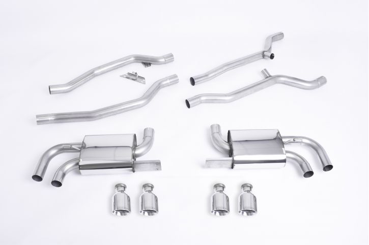 Milltek Sport Cat-Back Exhaust System for Porsche Cayenne 958 Turbo 4.8