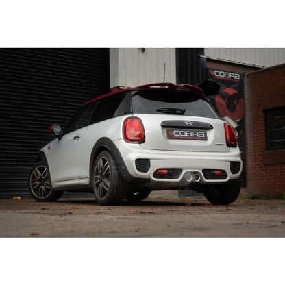 Mini Cooper JCW F56 LCI Facelift Mk3 3" Mid Pipe/Midpipe OPF/GPF/PPF Delete | Resonator Delete Centre/Center Section | 76mm Performance Exhaust Upgrade | TIG Welded Direct Fit | Track/Off-Road Use Only