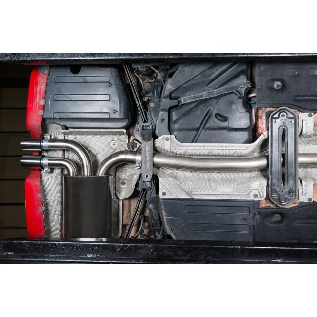 Mini Cooper S / JCW F56 LCI (Mk3) 3" Cat-Back/Catback Performance Exhaust System - T304 Stainless, UK Made, 76mm - Resonated or Non-Resonated - Replaces Mid Pipe & Back Box/Muffler - 3.5" Black Ceramic or Carbon Tips (2018+)