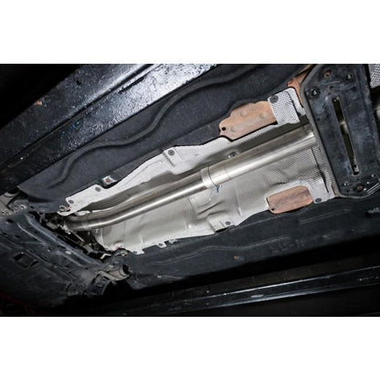 Mini Cooper S F56 (2014-2021) / JCW Mk3 3" Cat Back (Catback) Stainless Exhaust - Cobra Sport Performance Rear System, Resonated or Non-Resonated/Resonator Delete, 3.5" Black/Carbon Tips, T304 TIG Welded, Mandrel Bent, UK Made