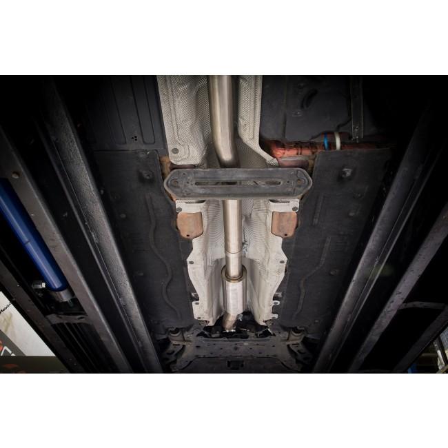 Mini Cooper S F56 (2014-2021) / JCW Mk3 3" Cat Back (Catback) Stainless Exhaust - Cobra Sport Performance Rear System, Resonated or Non-Resonated/Resonator Delete, 3.5" Black/Carbon Tips, T304 TIG Welded, Mandrel Bent, UK Made