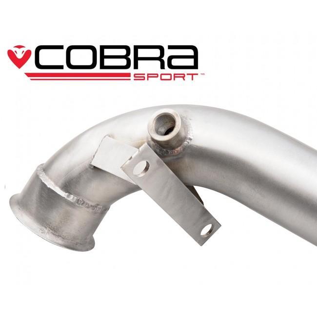 Cobra Sport MINI Mk2 R56/R57 Cooper S / JCW / GP2 Turbo Downpipe / Front Pipe – Sports Cat or De-Cat (Catless) 63.5mm (2.5") – High-Flow Catalyst, Cat Bypass, Turbo Outlet Pipe Performance Exhaust Upgrade (N14/N18)
