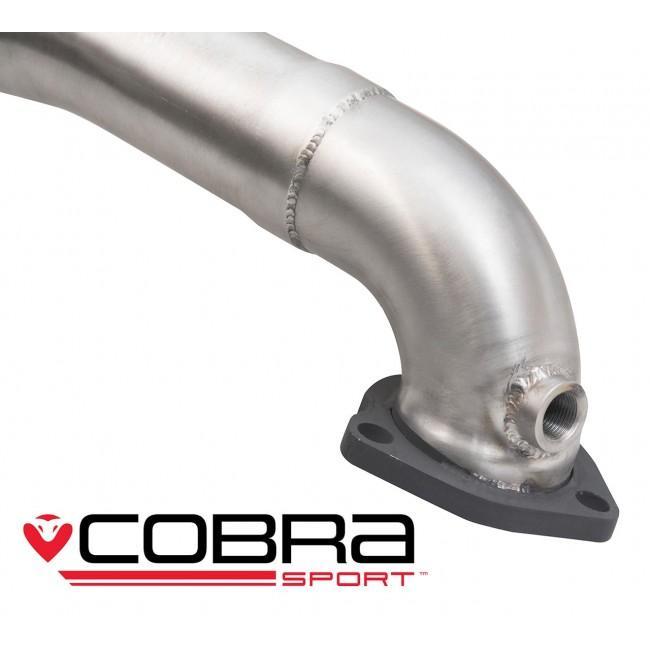 Cobra Sport MINI Mk2 R56/R57 Cooper S / JCW / GP2 Turbo Downpipe / Front Pipe – Sports Cat or De-Cat (Catless) 63.5mm (2.5") – High-Flow Catalyst, Cat Bypass, Turbo Outlet Pipe Performance Exhaust Upgrade (N14/N18)