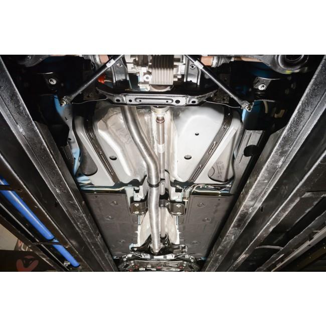 Ford Focus RS Mk3 2.3 EcoBoost (2016-2018) Turbo-Back / Cat-Back Exhaust System – 3" 76mm T304 Stainless Steel, Valved or Non-Valved, Resonated or Non-Resonated, Sports Cat or De