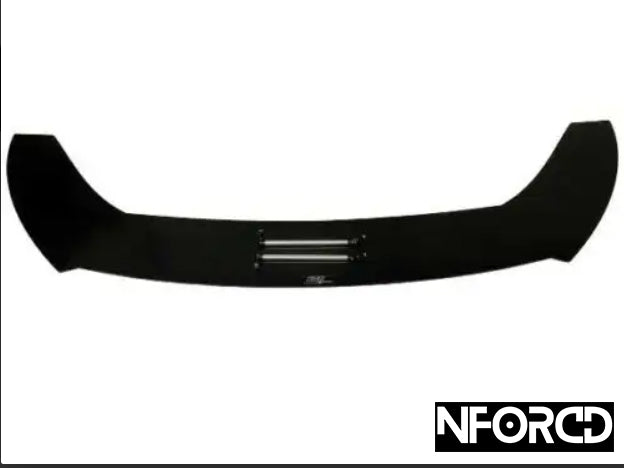 Seat Leon Mk3 5F (2012-2020) Cupra & FR Gloss Piano Black Front Splitter / Front Bumper Lip Spoiler - ABS Chin Spoiler, Valance Extension, Diffuser-Style Air Dam | KSB UK-Made