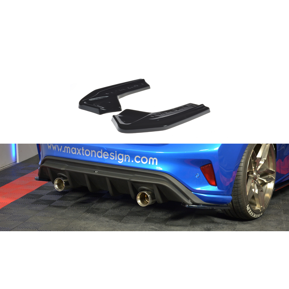 Maxton Design - Ford Focus MK4 ST-Line (2018-UP) Rear side splitters V.2