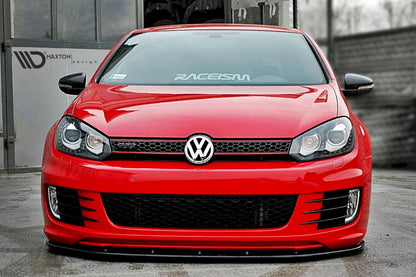 Maxton Design - Front Splitter VER.2 VW GOLF MK6 GTI 35TH