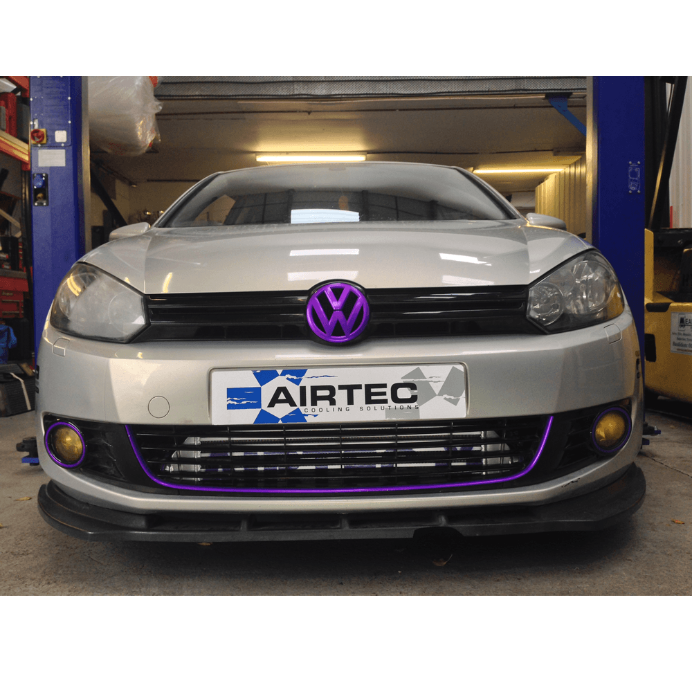 AIRTEC Front Mount Intercooler FMIC Upgrade Kit for Volkswagen Golf Mk6 2.0 TDI Common Rail (CR140) - Direct Fit, No Cutting, Retains Crash Bar