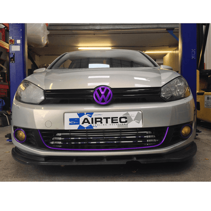 AIRTEC Front Mount Intercooler FMIC Upgrade Kit for Volkswagen Golf Mk6 2.0 TDI Common Rail (CR140) - Direct Fit, No Cutting, Retains Crash Bar